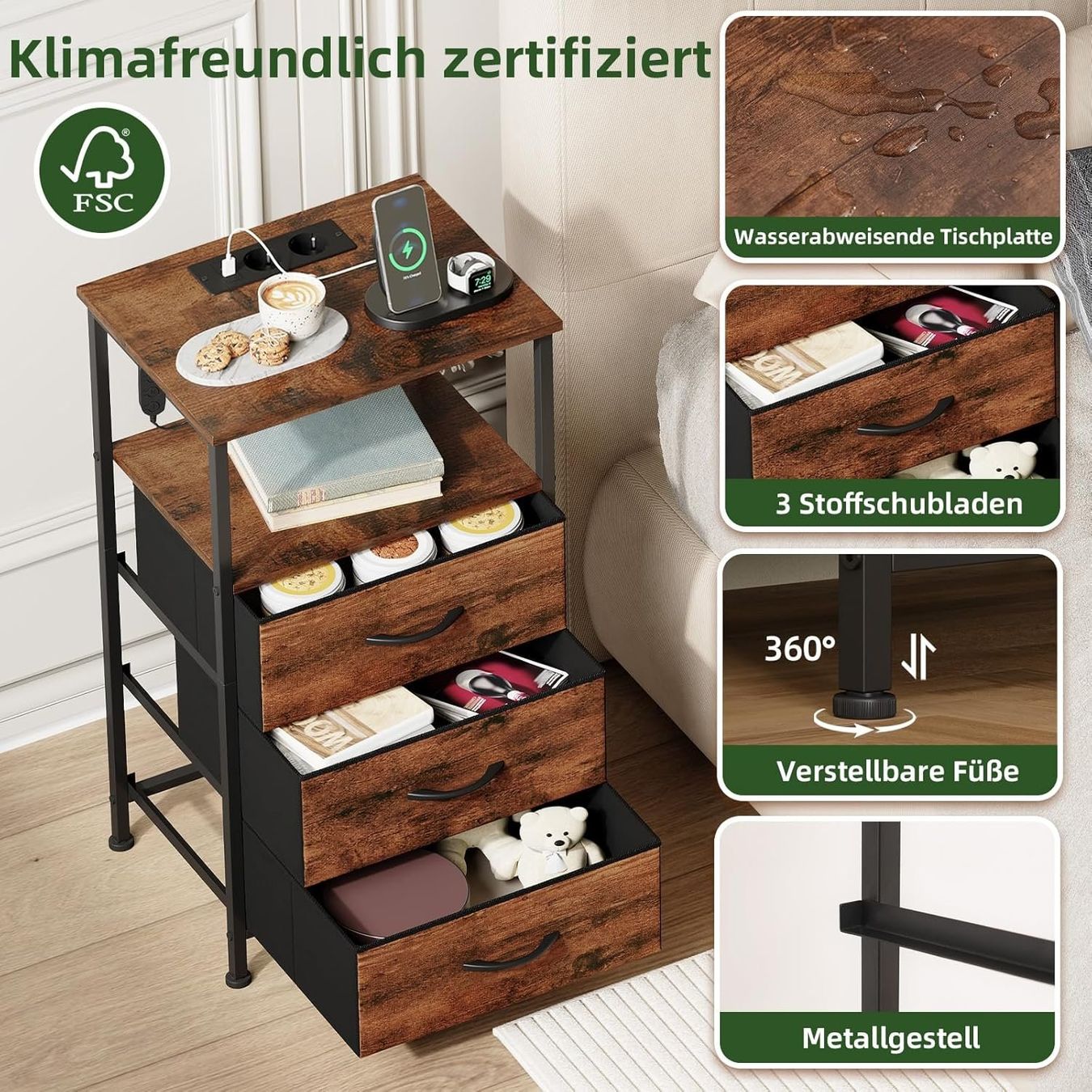 Comodini: Nachttisch – Nuovo (secondo la descrizione) da Sins venduto da Taschending 4