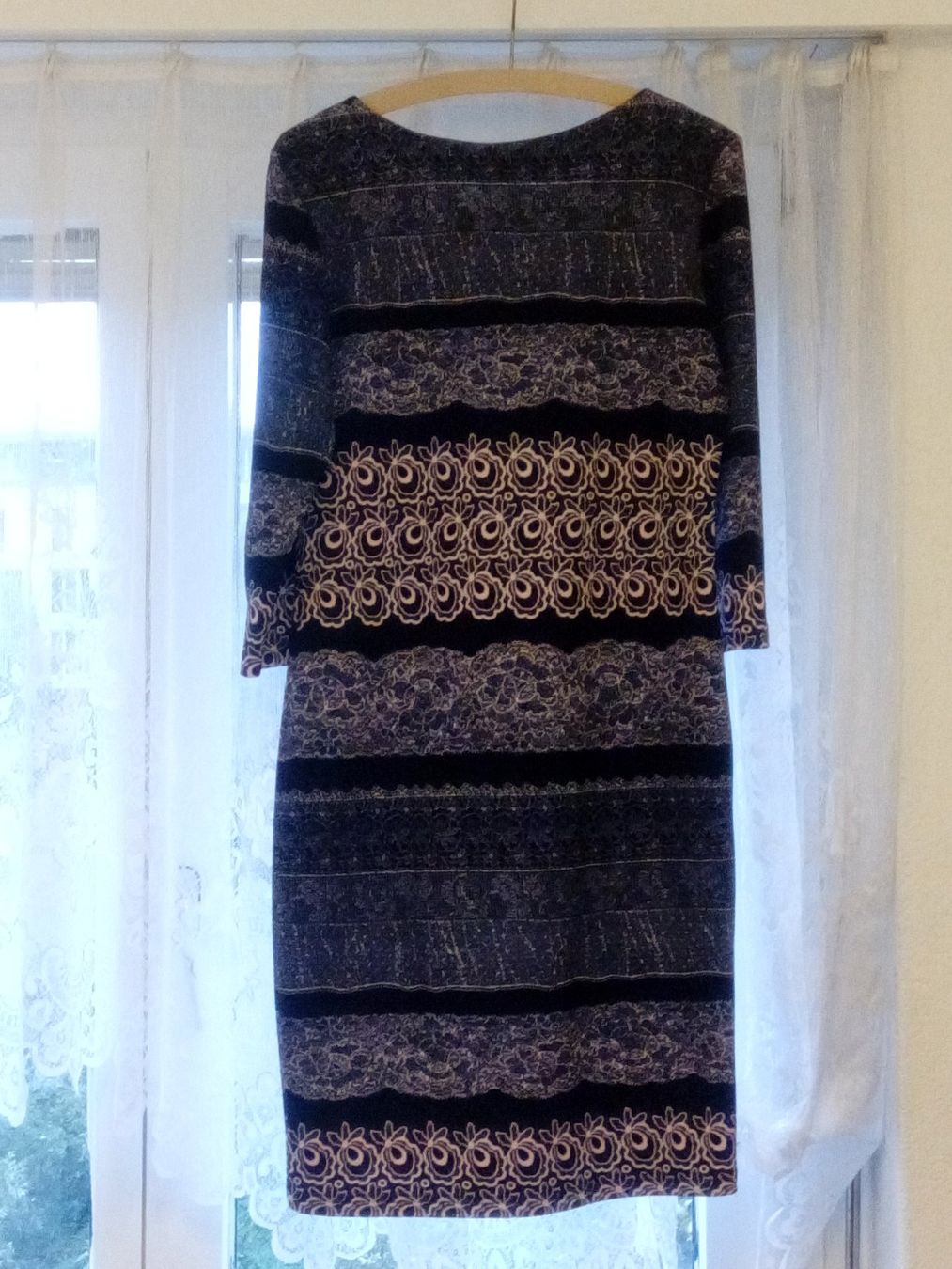 Kleider: Gemustertes Schlupfkleid Marke Gianni Rodini – Gebraucht aus Zürich von Mitzi6 1