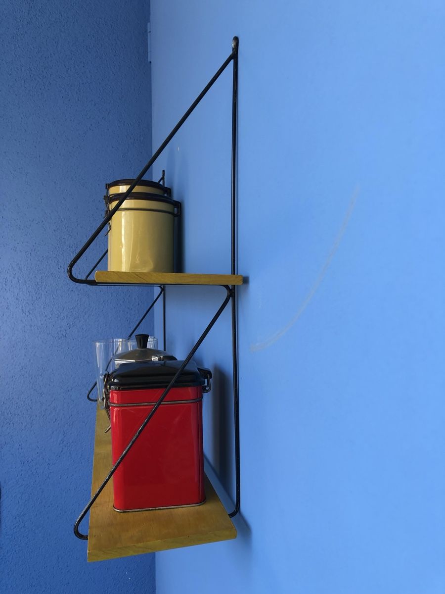 String Scaffali: Vintage Stringregal - aus den 60/70er Jahre – Usato da Zug venduto da Atelier-Reduit 5