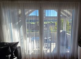 Vorhänge weiss 230 x 185 cm