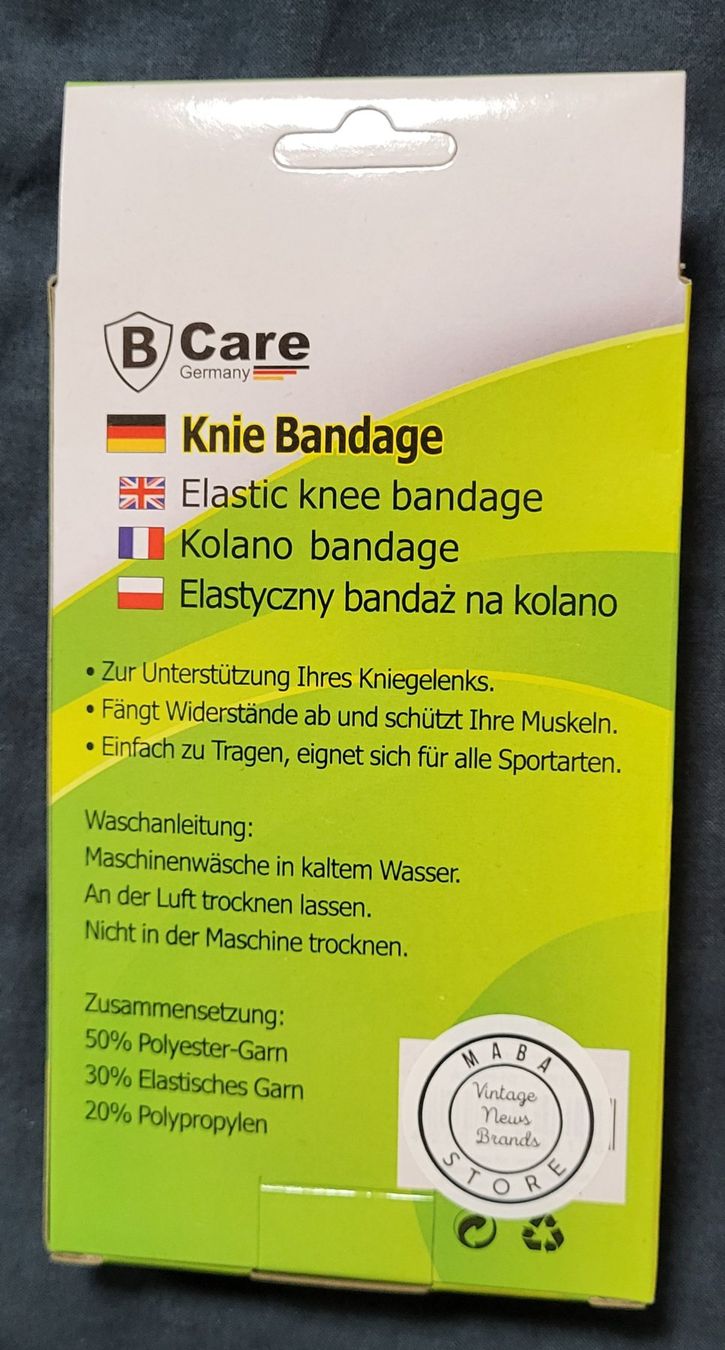 Medizinische Geräte: 1 Kniebandage, neu, universal grösse Unisex – Neu und originalverpackt aus figino von ame_frv2 2