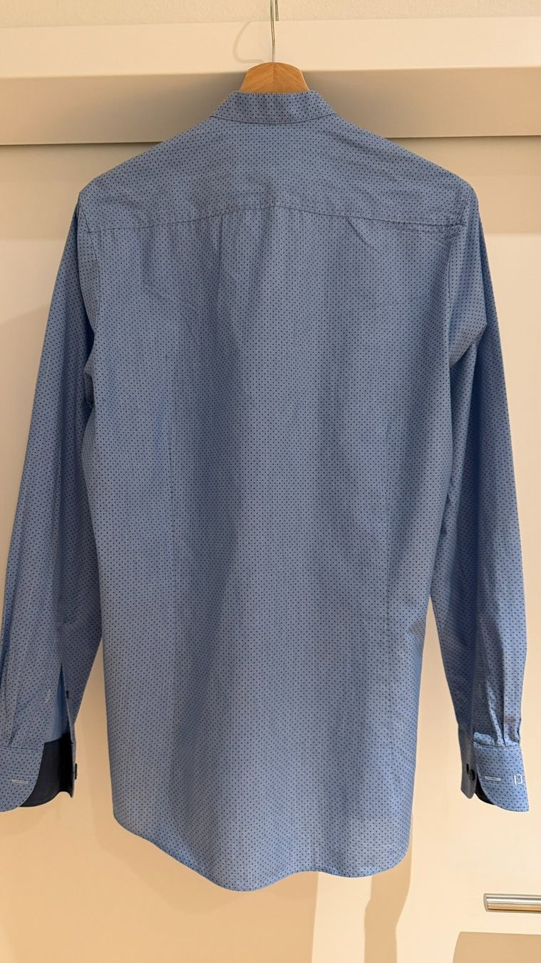 Hemden: OLYMP Level Five Body Fit Hemd Hellblau Gr. 40 / 15¾ – Gebraucht aus Liestal von Schatzsucher90 1