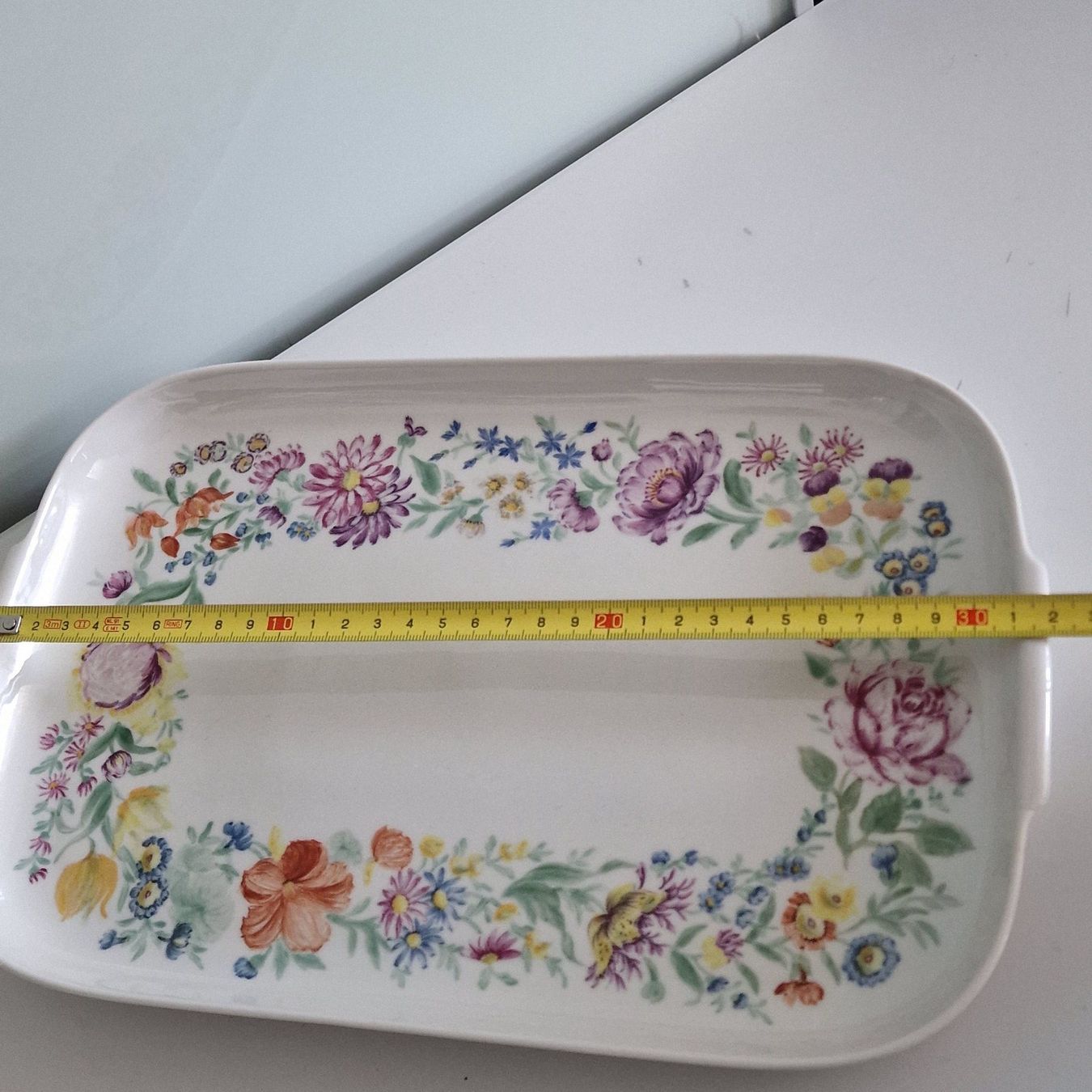 Rosenthal Teller: Wunderschöner Servierteller mit Blumenmuster.Rosenthal Helen – Gebraucht aus Birr von dem_9xtm 5