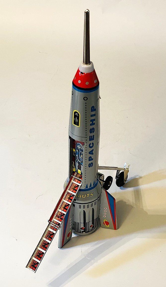 Spielzeuge: Blechspielzeug Rakete Sky Express Space Ship – Gebraucht aus Duggingen von nad_6yzh 3