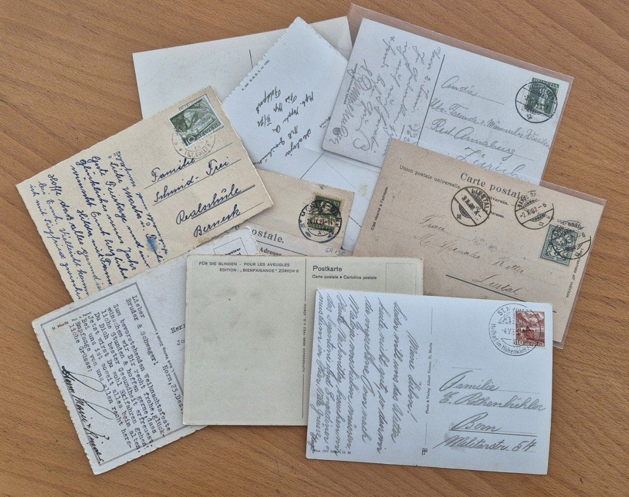 Cartoline postali: Ansichtskartenset Graubünden, St. Moritz, Davos und Schnee.. – Usato da St. Moritz venduto da Guenteratch 9