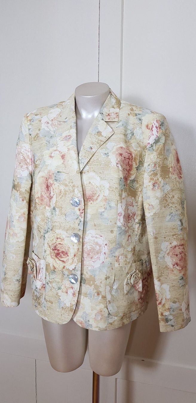 Giacche: Blazer, Seide, Zagaia, Gr. 46 48 – Nuovo (secondo la descrizione) da Uster venduto da Astral 1