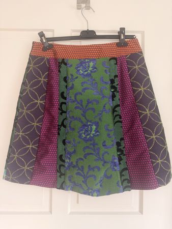 Rock Desigual Damen Patchwork Grösse 38 sehr guter Zustand