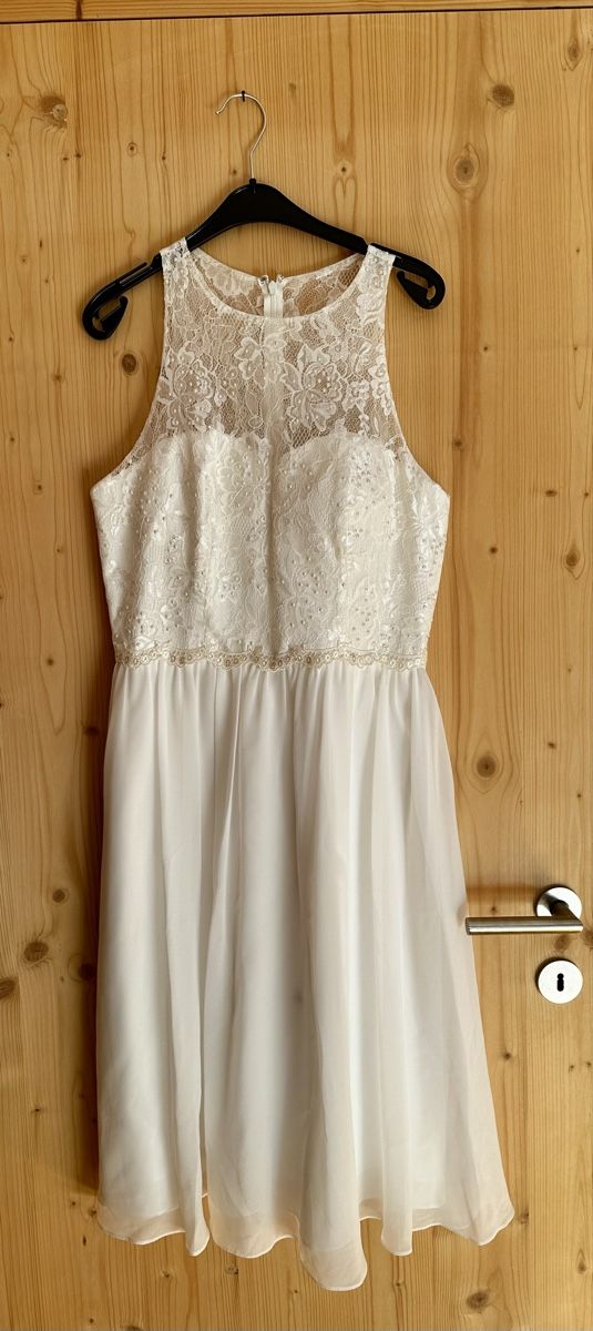 Vestiti: Cocktailkleid, festliches Kleid, OffWhite – Nuovo (secondo la descrizione) da Sumvitg venduto da MadamePottine