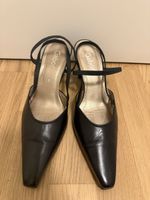 Gabor Damenschuhe Grösse 6 schwarz Slingpumps Leder