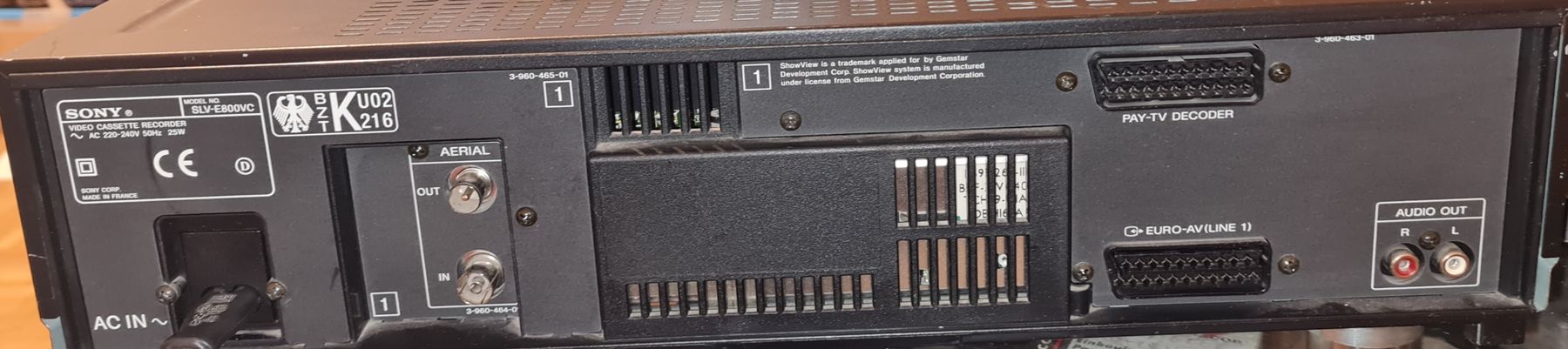 Sony Registratori: Sony SLV E800VC Videorecorder mit Fernbedienung – Usato da Horw venduto da Arta20000 4