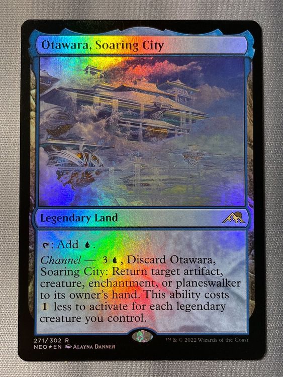 Otawara, Soaring City FOIL Rare Kamigawa Neon Boosterfrisch (Neu