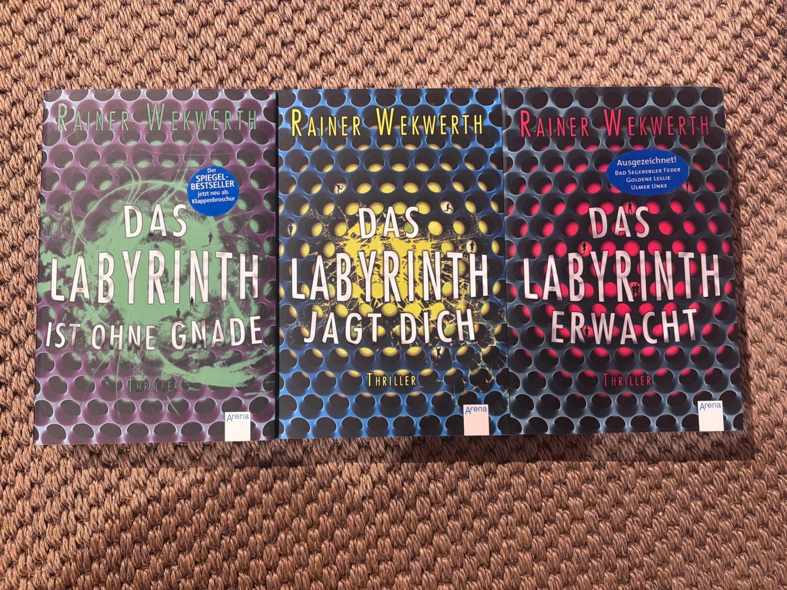 Libri: Rainer Wekwerth - Labyrinth Trilogie - Jugend Thriller! – Usato da Pfäffikon ZH venduto da lor_f9f6