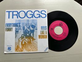 TROGGS rare Single Kult 60's REG PRESLEY Everything's funny