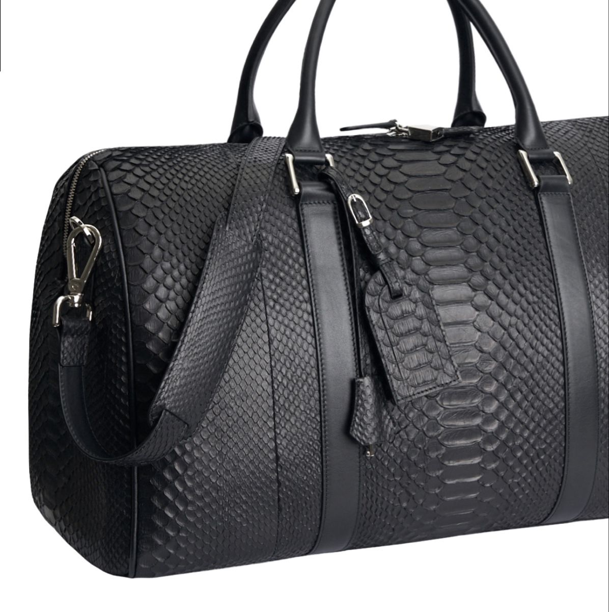 Taschen: Pythonleder Reisetasche Montreal - Farbe: Schwarz – Neu und originalverpackt aus Wittenbach von bes_k8vr 6