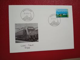 Sonderbrief Lokomotive Taufe Elgg Zürich 1994