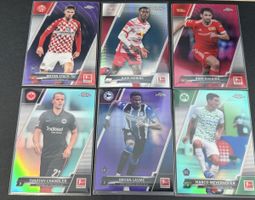 6x Topps Chrome Bundesliga 21/22 Numbered Lot
