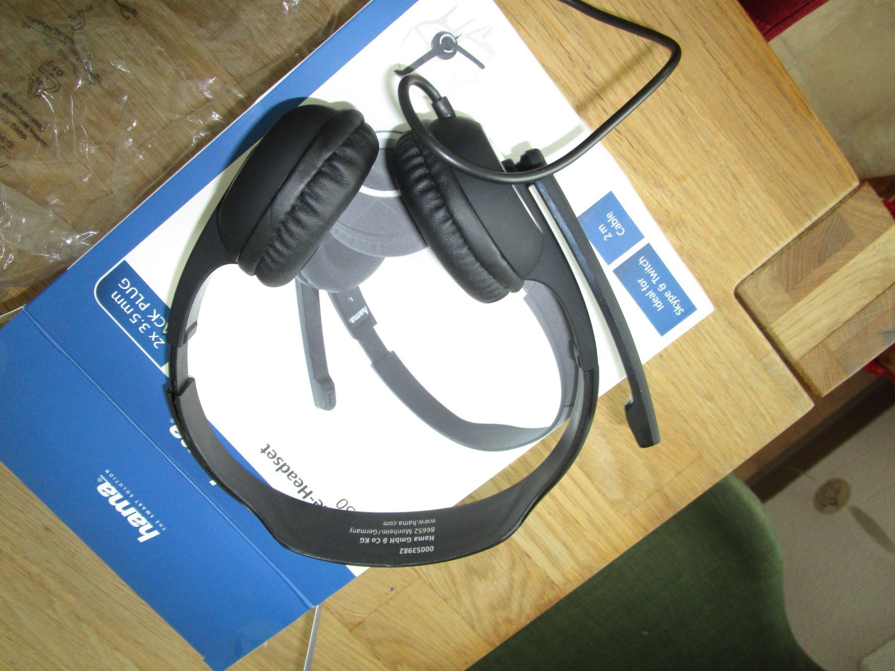 Hama Kopfhörer: Hama PC-Office-Headset HS-P150 2x 3.5mm Jack – Neu (gemäss Beschreibung) aus Scuol von Luana.. 4
