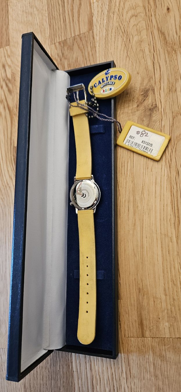 Calypso Orologi: Kinderuhr Calypso NEU gelb – Nuovo (secondo la descrizione) da Sundlauenen venduto da kajoglanz 2