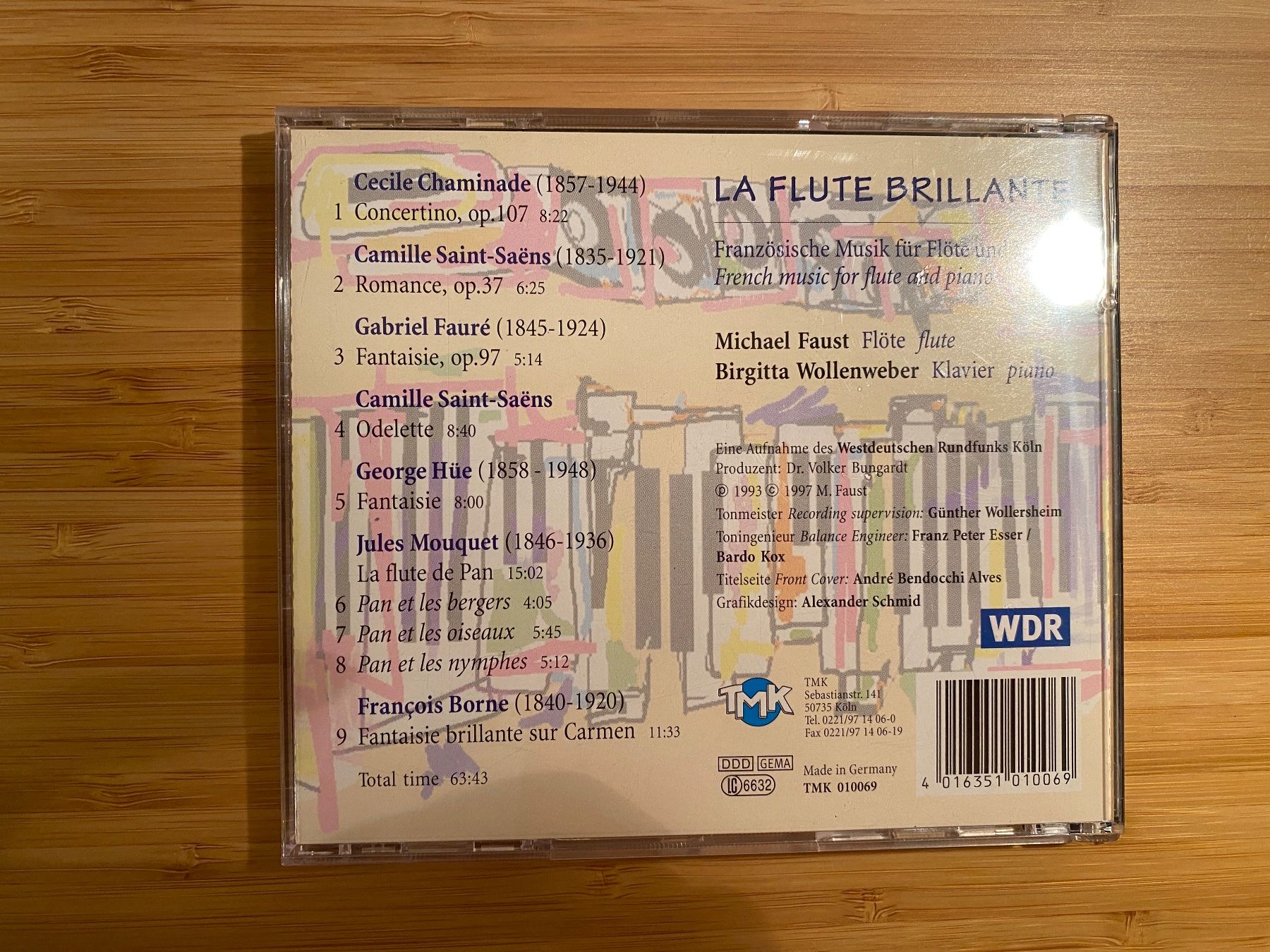 CD: La Flute Brillante Michael Faust Birgitta Wollenweber – Nuovo (secondo la descrizione) da Zürich venduto da Wim-Broccoli 1