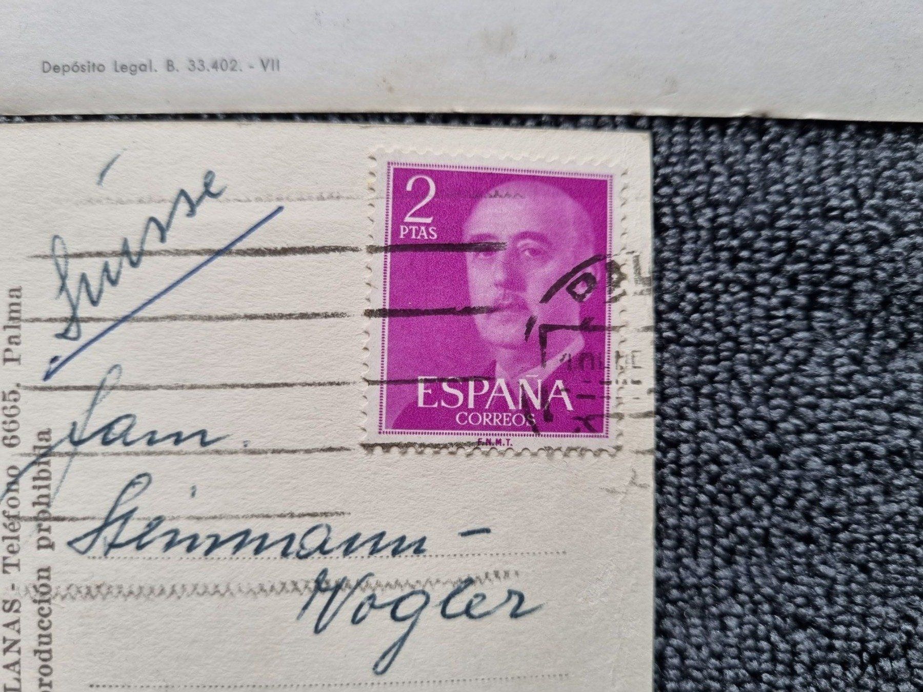 Ansichtskarten: Mallorca 1960 3 Ansichtskarten Postkarten gelaufen mit Marke – Gebraucht aus Reinach AG von Cme 4