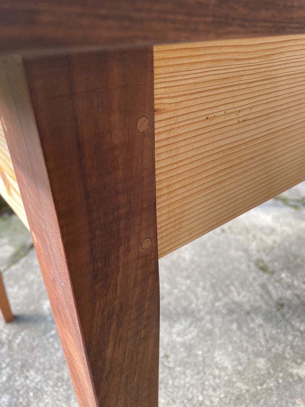 Tische: Tisch Biedermeier Nussbaum – Neu (gemäss Beschreibung) aus Oberburg von Tanneneuhus 4