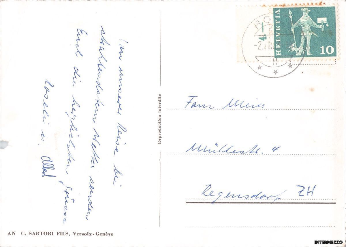 Cartes postales: Genf // Gare de Cornavin // Oldtimer – D'occasion à Basel par intermezzo12 1