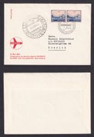 Luftpostbrief 1.Flug SWISSAIR Zürich-Genf-Sao Paulo 27.5.54