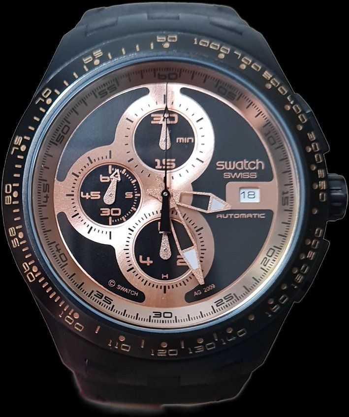 Swatch Orologi: Sammler!! Automatic Swatch Right Track Sunset 2010 – Usato da Aarberg venduto da 2nd_life_things