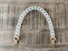 Schulterriemen Taschenkette Acryl bling blogger Tasche DIY