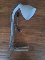Weisse Designer-Tischlampe