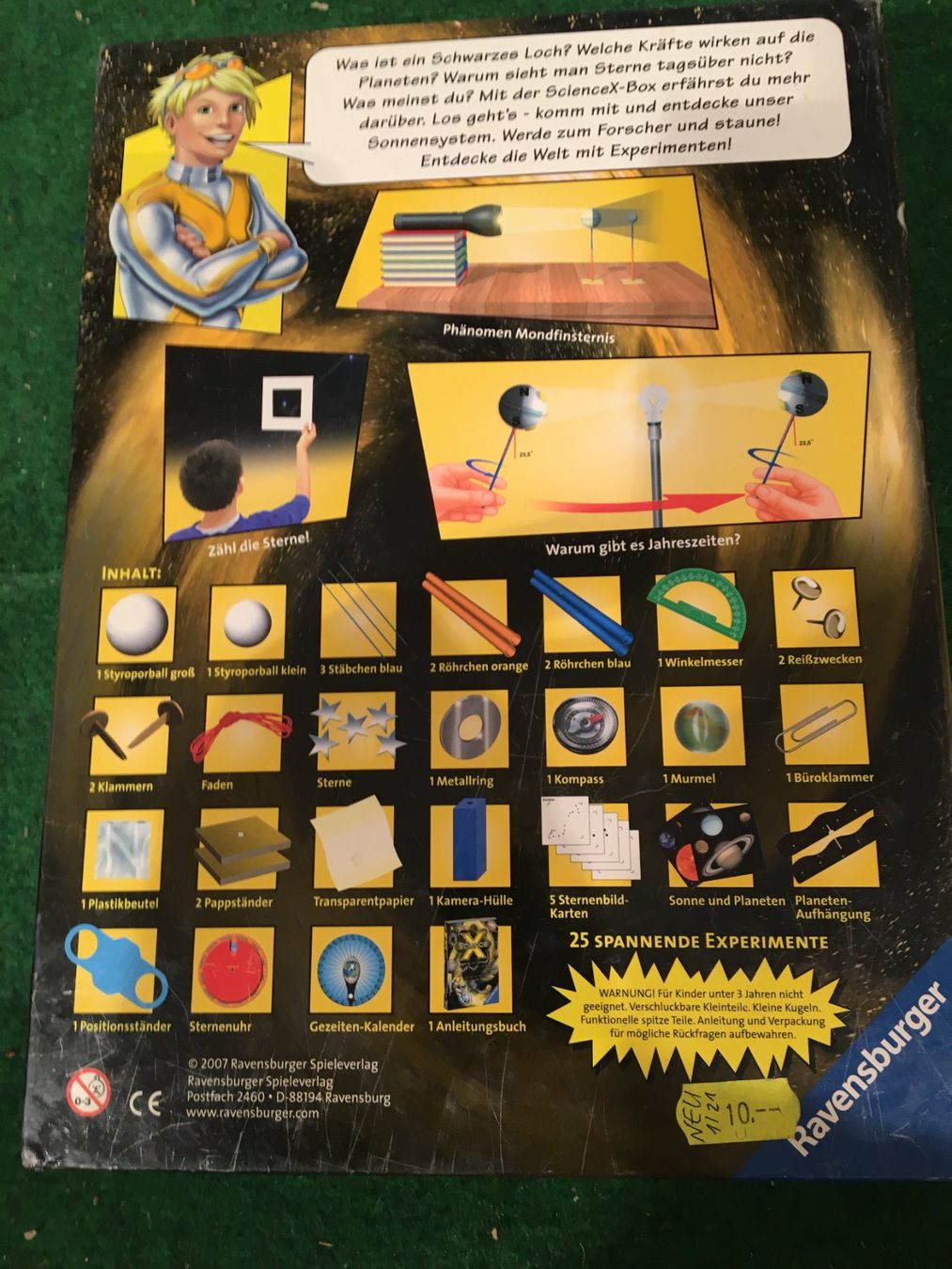 Ravensburger Giochi: ScienceX Sonnensystem Experimentierkasten, Ravensburger – Nuovo e nell'imballaggio originale da Binz venduto da Dsc1 1