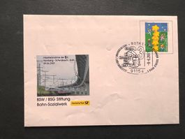 Sonderbrief 1991 Deutschland Roth 2001 Eisenbahn(R489)