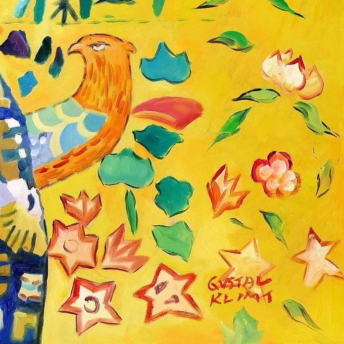 Riproduzioni & Creazioni: Gustav Klimt - Frau mit Fächer – Nuovo (secondo la descrizione) da Larnaca venduto da KunstDepot24 4
