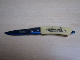 Jagdmesser mit Enten-Motiv