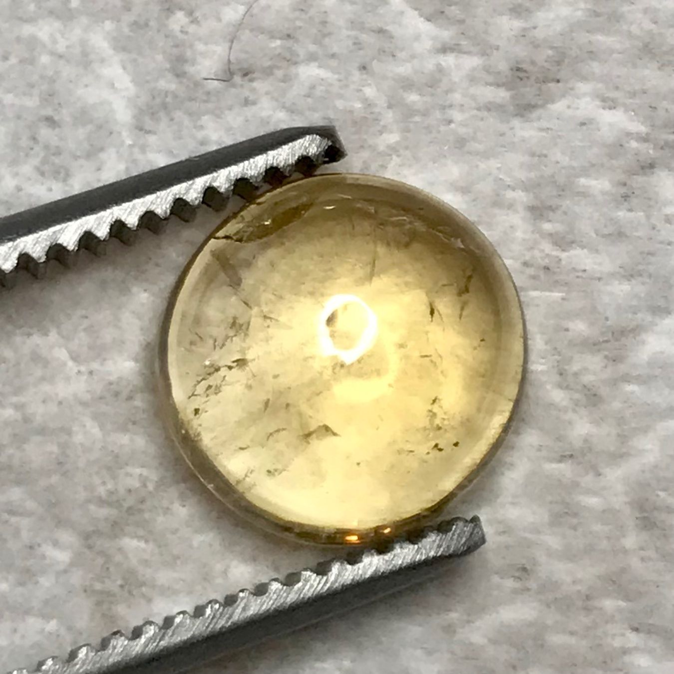 Pietre preziose: Citrin Cabochon, rund, 3.1 Karat – Nuovo (secondo la descrizione) da Biel venduto da djvalbnc 3