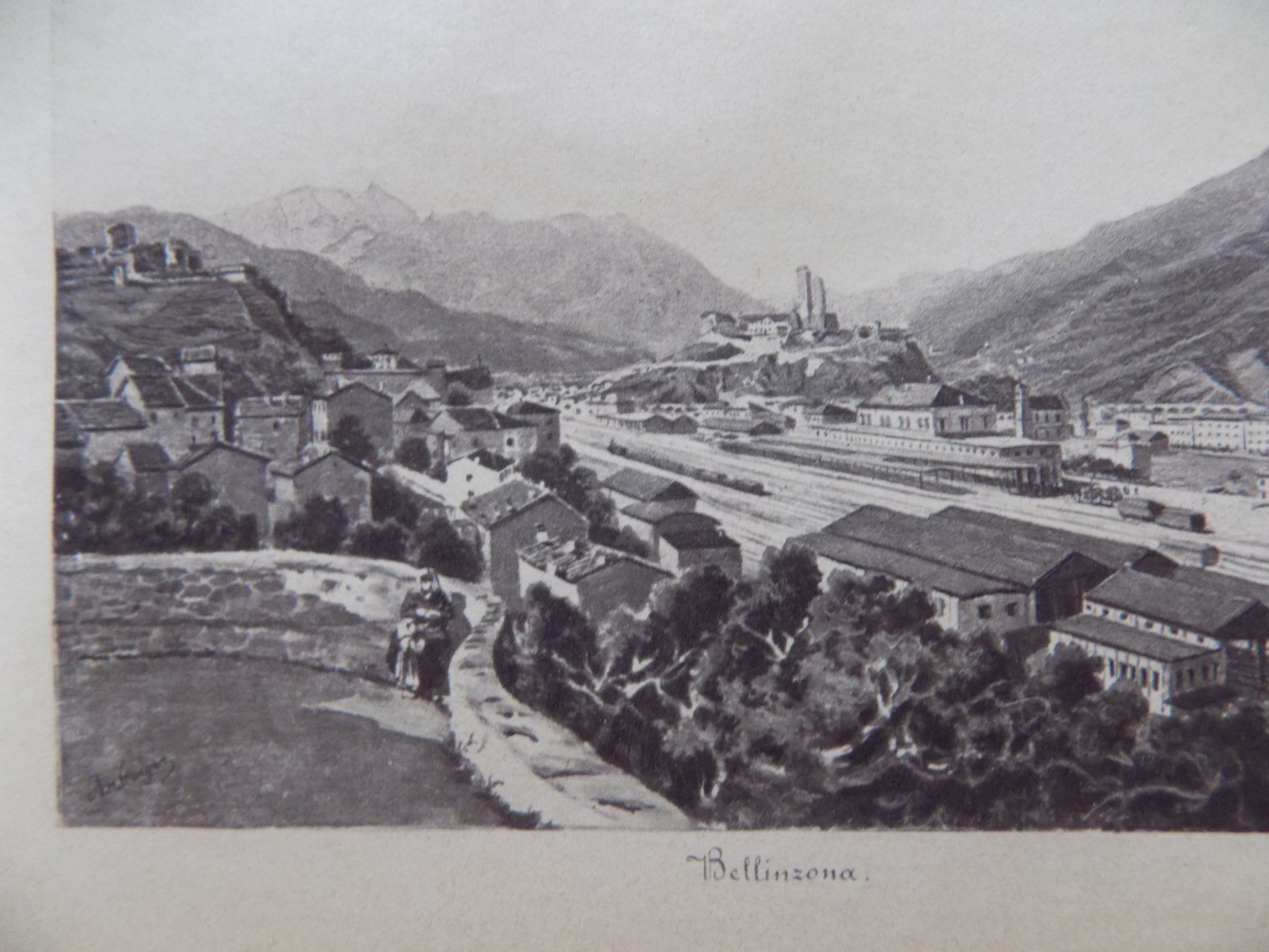Gravures: Bellinzona Ticino – D'occasion à Risch par Rischli15 3