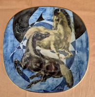 Rosenthal Wandteller "Die dynamischen Pferde des Hans Erni"