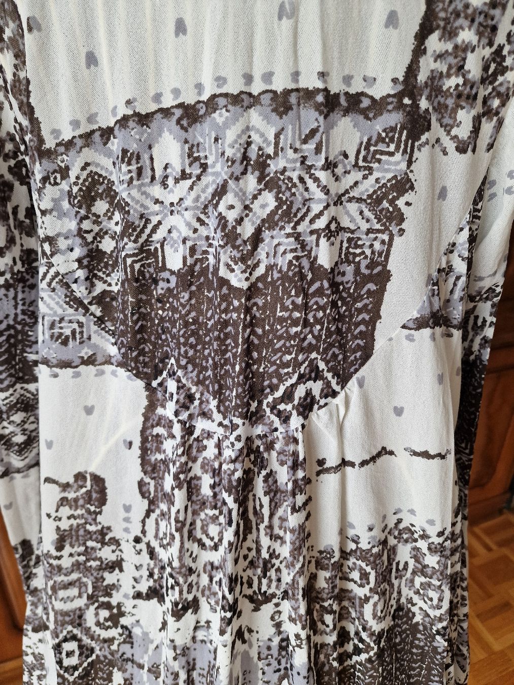 Vestiti: Robe voile Lauren Vidal brunc/blanc S – Nuovo (secondo la descrizione) da Echandens venduto da vanou 2