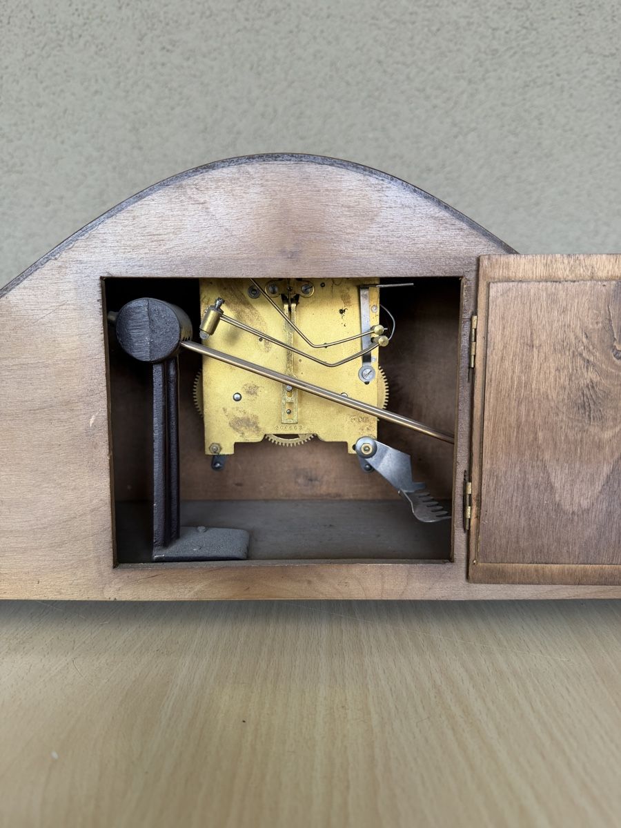 Orologi: Antike Kaminuhr aus Holz, nostalgisch – Usato da Ruswil venduto da marbe01 2