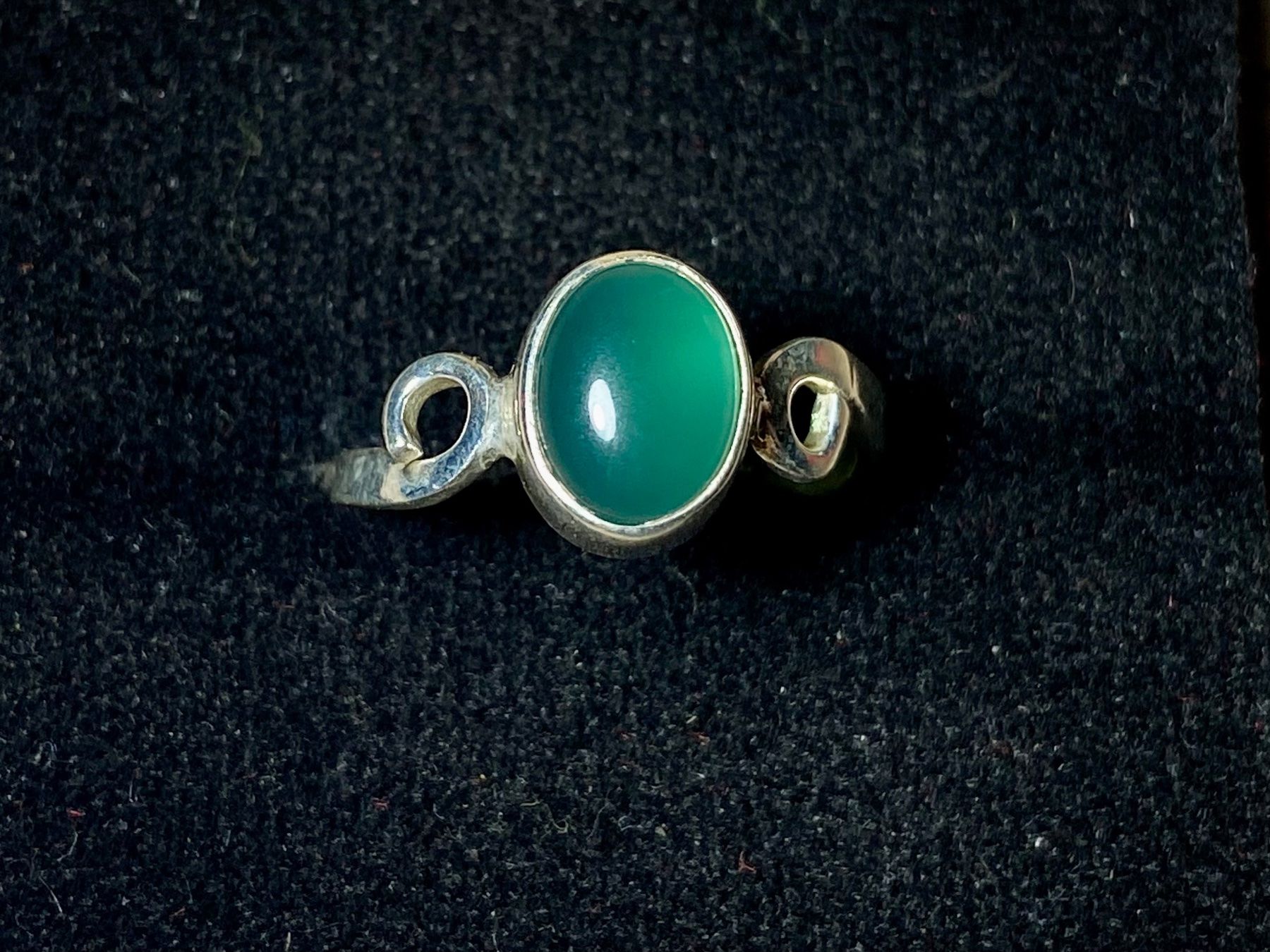 Anelli: Grüner Achat - orientalischer 925 Silber Ring – Nuovo e nell'imballaggio originale da Laax venduto da Kiki_Kingdom3 1