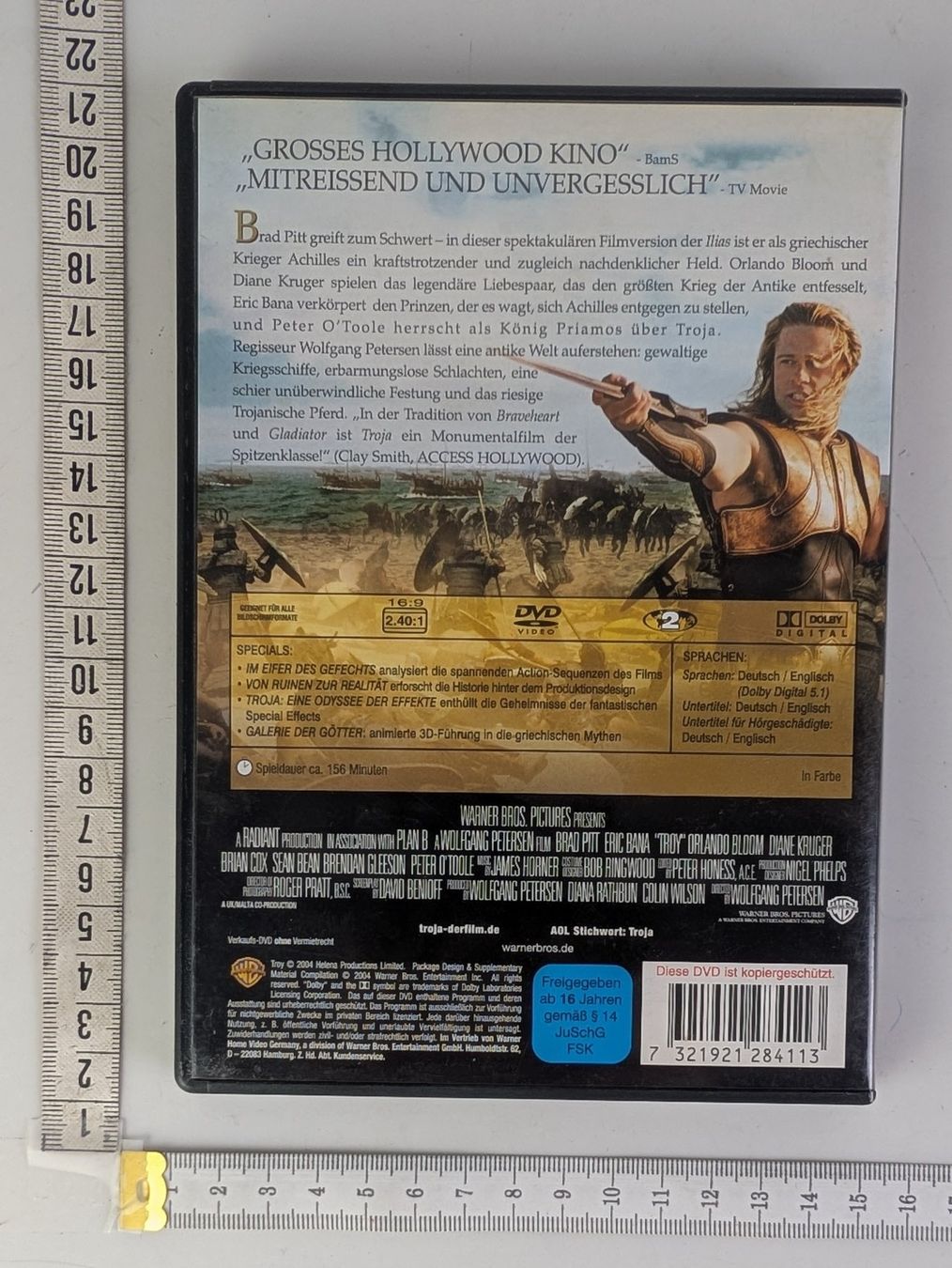 Tutti i DVDs: Troja DVD - 2-Disc Edition - Brad Pitt, Eric Bana, Bloom – Usato da Zürich venduto da axolottchen 1