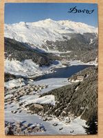 Ansichtskarte DAVOS-Dorf gegen Davosersee und Wolfgang. 1980