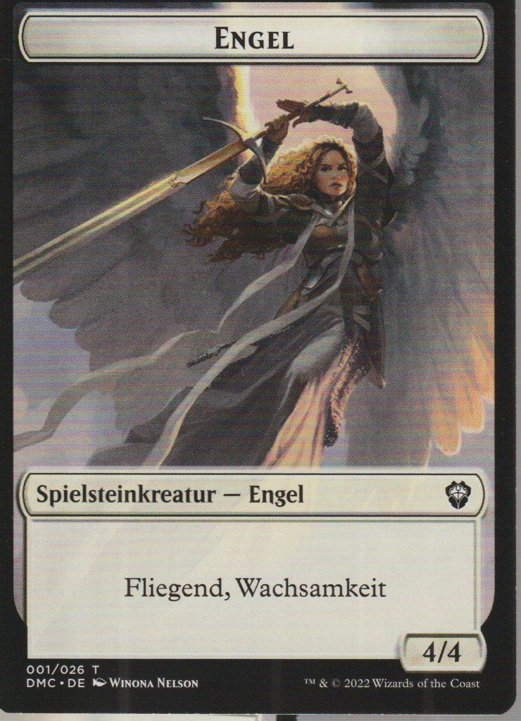 Magic The Gathering Carte collezionabili: TCG Magic The Gathering MTG DMC 001 /026 Token Engel – Nuovo (secondo la descrizione) da Vezia venduto da Aquarius_Age