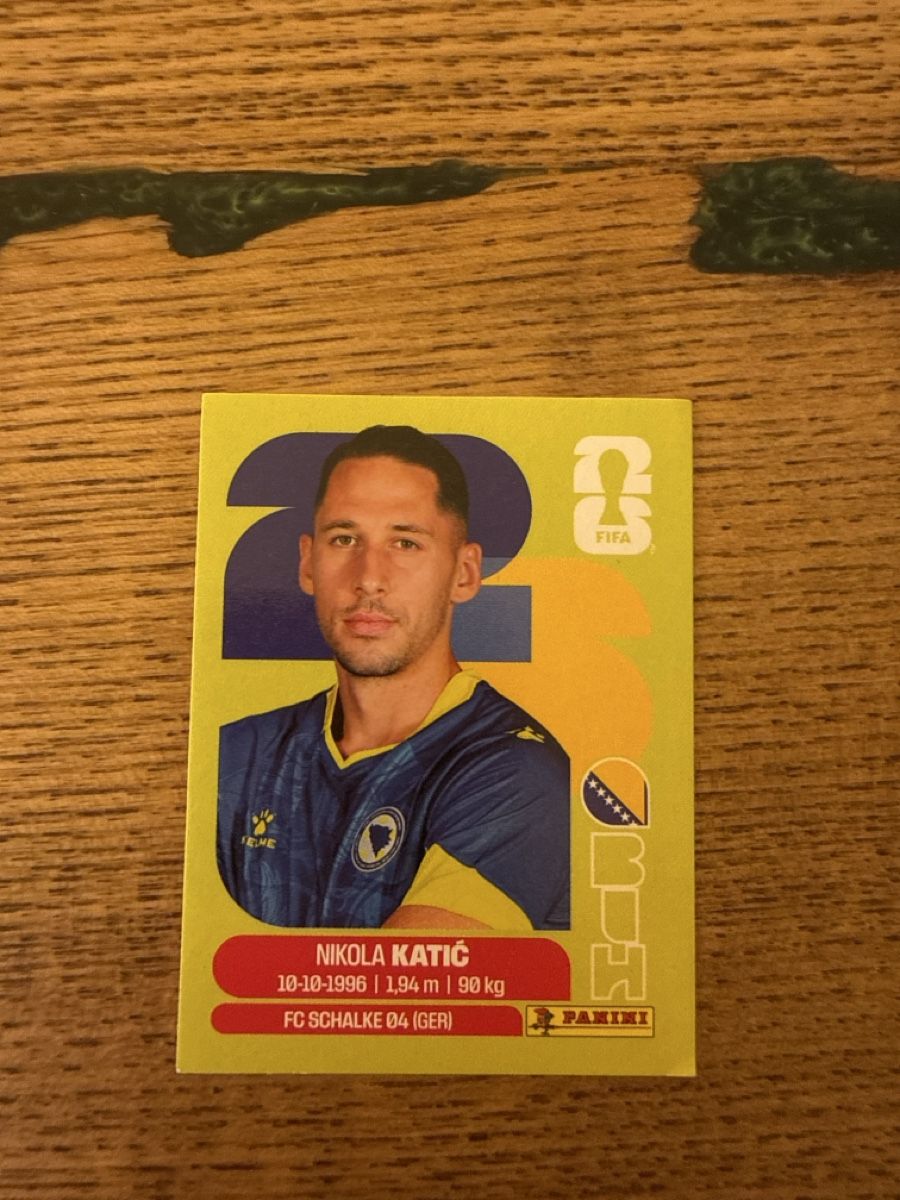 Panini Carte collezionabili: FIFA World Cup 2026 Bih7 Sticker Nikola Katic – Usato da Frenkendorf venduto da emi_jg7b