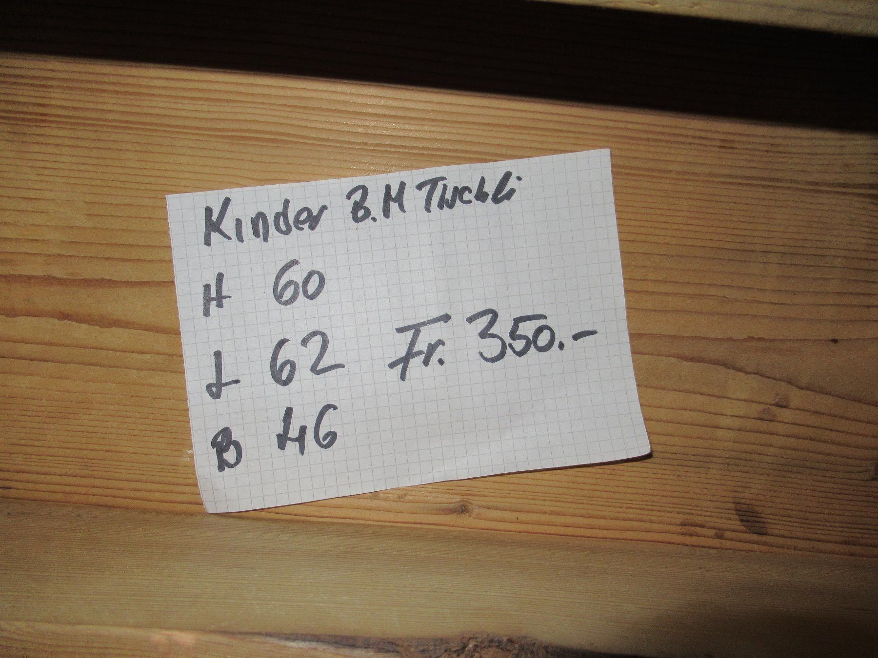 Tavoli: Kinder Biedermeier Tischlein – Usato da Berg SG venduto da Pizza58 7