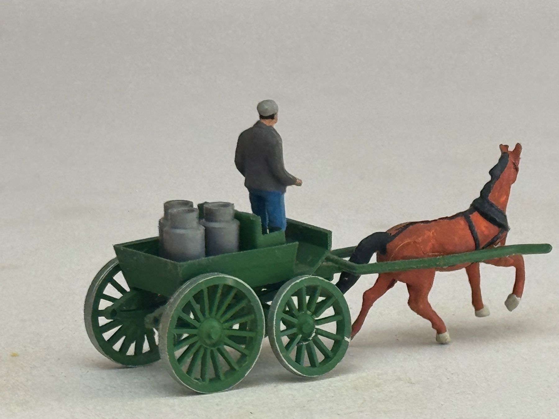 Brekina Voitures modèles: VE1- Preiser ? Einspänner Milchwagen – D'occasion à Elm par Wikmtz 1