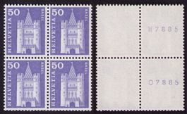 1960_363R_Baudenkmäler_BASEL_ROLLENMARKEN im VB mit Nr. !