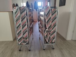 Klappbett mit Matratze und Fixleintüchern 90x200cm  ungebrau