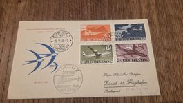 1960 Helikopterpost Vaduz -Zürich SF 60.2