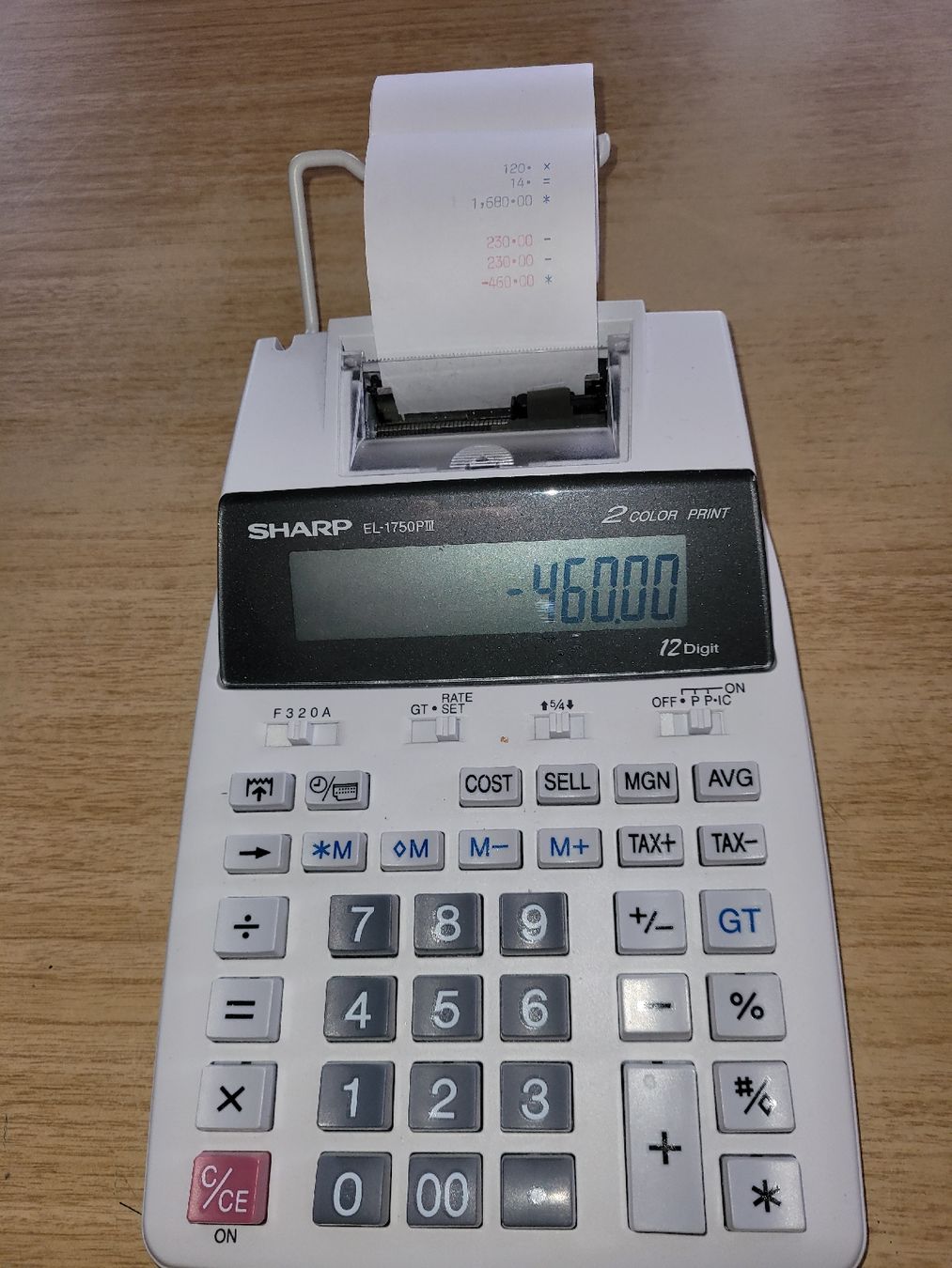 Tutti gli attrezzi: SHARP EL-1750Plll – Usato da Schangnau venduto da Ulne